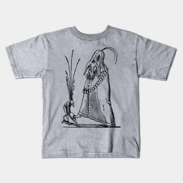 Grotesque #83 The Drolatic Dreams of Pantagruel (1565) Kids T-Shirt by n23tees